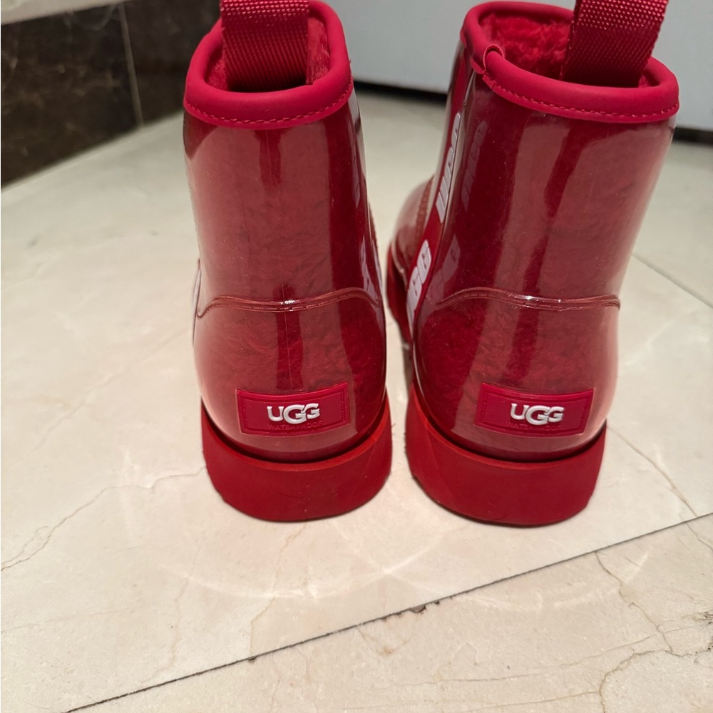 UGG Red Ankle Boots - Picture 5 of 5